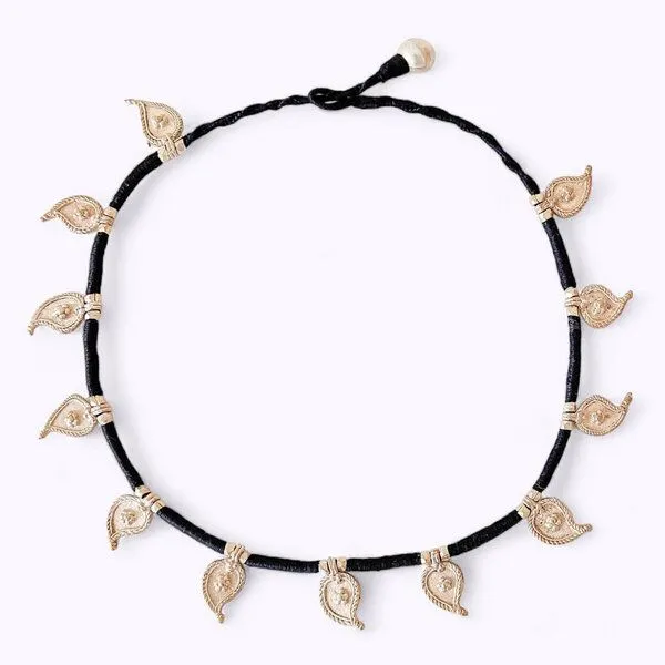 KIKOONI KIKOONI Dokra Kette Teardrops, Silber, – Produktbild 1 von 4
