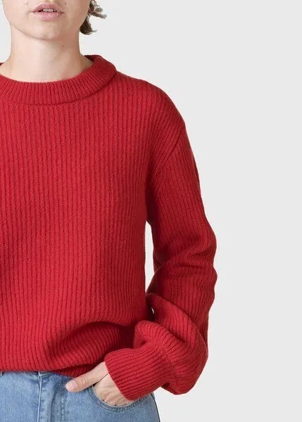 Klitmøller Collective Klitmøller Collective Merino-Pullover Modell: Gerda, Red (rot), – Produktbild 3 von 4