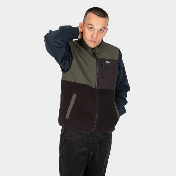 Iriedaily Iriedaily Auf Deck Fleece Vest, Night olive (grün), – Produktbild 3 von 3