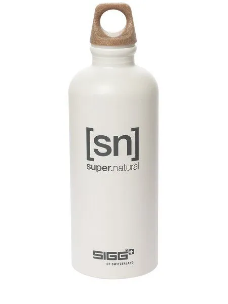 Super.Natural Super.Natural Trinkflasche Traveller Bottle Aluminium Flasche, Fresh white/ash melange, – Produktbild 1 von 1