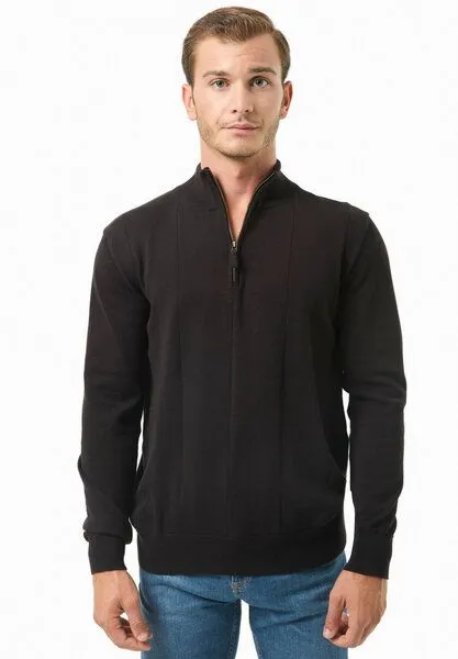ORGANICATION ORGANICATION Troyer-Pullover aus Bio-Baumwolle, Black, – Produktbild 1 von 4