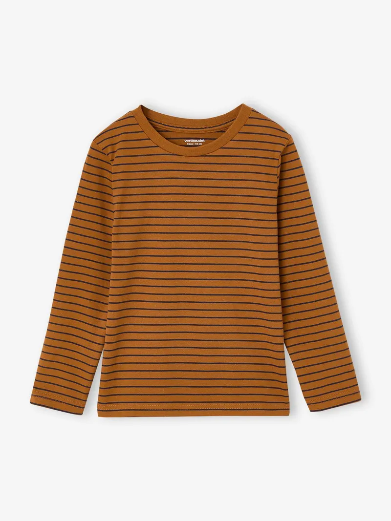 Vertbaudet 3er-Pack Shirts Jungen BASIC, Karamell, – Produktbild 3 von 3