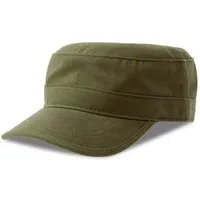 Atlantis Headwear Atlantis Headwear Armycap geschwungener Schirm größenverstellbar mit Klettverschluss, Olive, – Produktbild 1 von 1