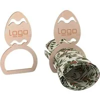 4er-Pack Serviettenring "Osterei" FSC-zertifiziert, inkl. Lasergravur – Produktbild 1 von 1