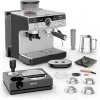 Krups KRUPS Siebträger-Kaffeemaschine "Precision+ XP804T", schwarz/silber – Produktbild 1 von 1