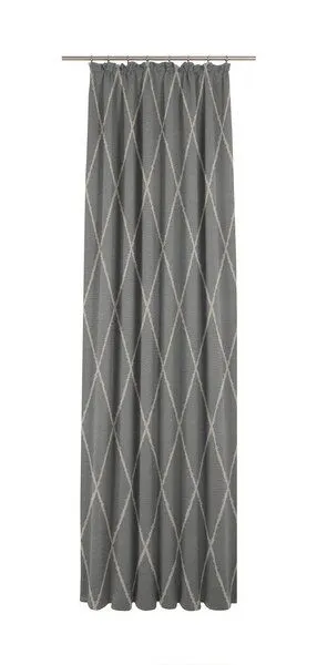 Nature by Adam Nature by Adam Vorhang aus 100% Bio-Baumwolle - Made in Germany - Casket Valdelana light, Dunkelgrau, – Produktbild 3 von 7