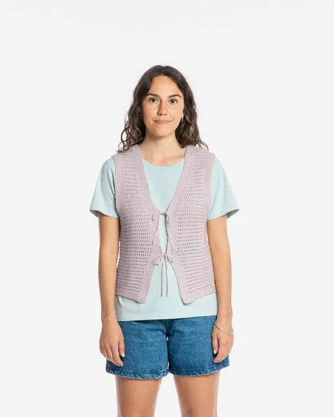 MATONA Matona Weste | Tie Vest | aus Bio-Baumwolle | GOTS-zertifiziert, Lavender, – Produktbild 1 von 3