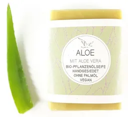 Küstenseifen Manufaktur Küstenseifen Manufaktur ALOE VERA Bio-Seife mit Aloe Vera ohne Duftstoffe – Produktbild 1 von 1