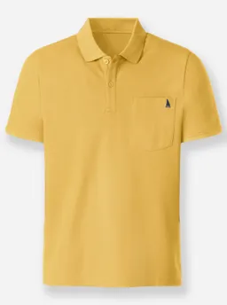 Catamaran Kurzarm-Poloshirt gelb – Produktbild 1 von 1
