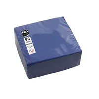 ProNappe 50 ProNappe Cocktail-Servietten 20 x 20 cm, Marineblau, – Produktbild 3 von 3