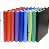 20 Exacompta Ringbücher aus kaschiertem Karton, DIN A4, 2 Ringe, RB 40 mm, sortiert – Produktbild 1 von 1