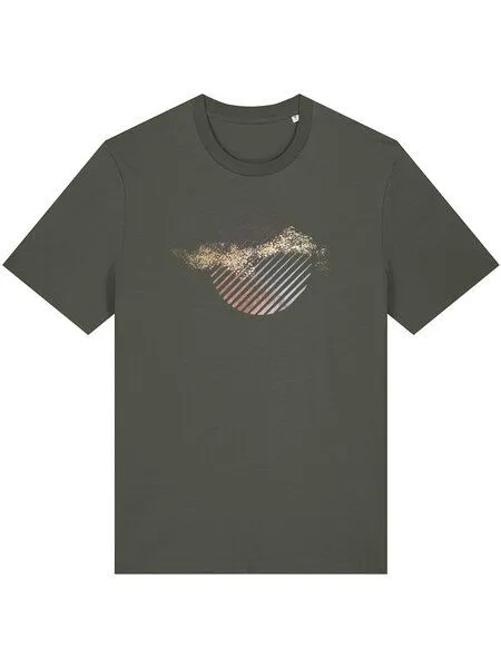Kultgut Kultgut Biofair Shirt - Artdesign - Reine Biobaumwolle / Stardust, Naturgrün, – Produktbild 3 von 3