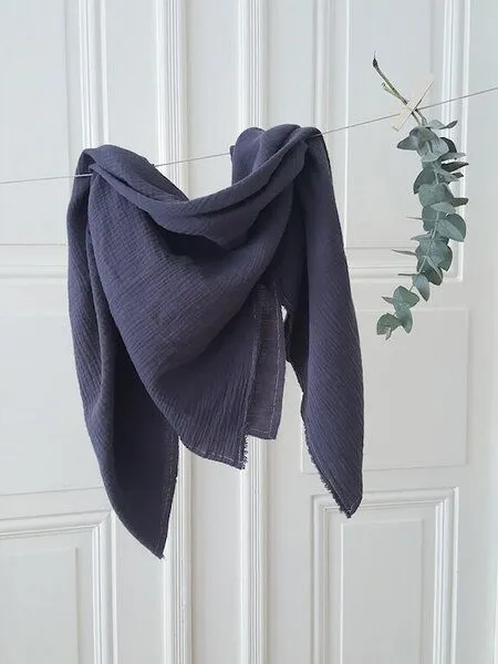 NoniKids Berlin Musselin Schal Mama Bio Baumwolle | NoniKids Berlin, Rose, – Produktbild 1 von 1