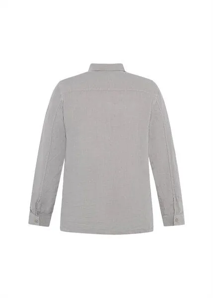 Klitmøller Collective Klitmøller Collective Langarm-Hemd Birger Pastel, Grey, – Produktbild 2 von 4