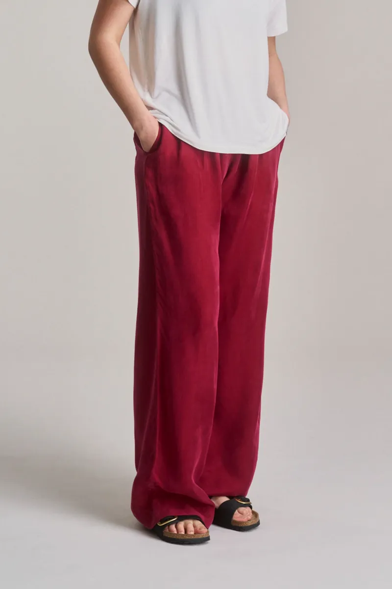 KOMODO KOMODO Damen vegan Hose Lola Berry, Dunkelrot, – Produktbild 2 von 2