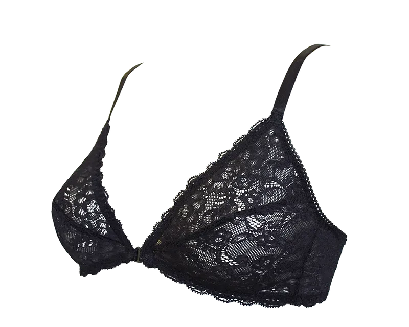 Anekdot Anekdot Damen vegan New Moon Soft Bralette, Schwarz, – Produktbild 1 von 2