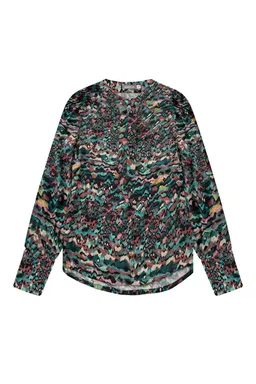 WiDDA WiDDA Damen vegan Bluse Banda Graphic Print Mehrfarbig – Produktbild 1 von 1