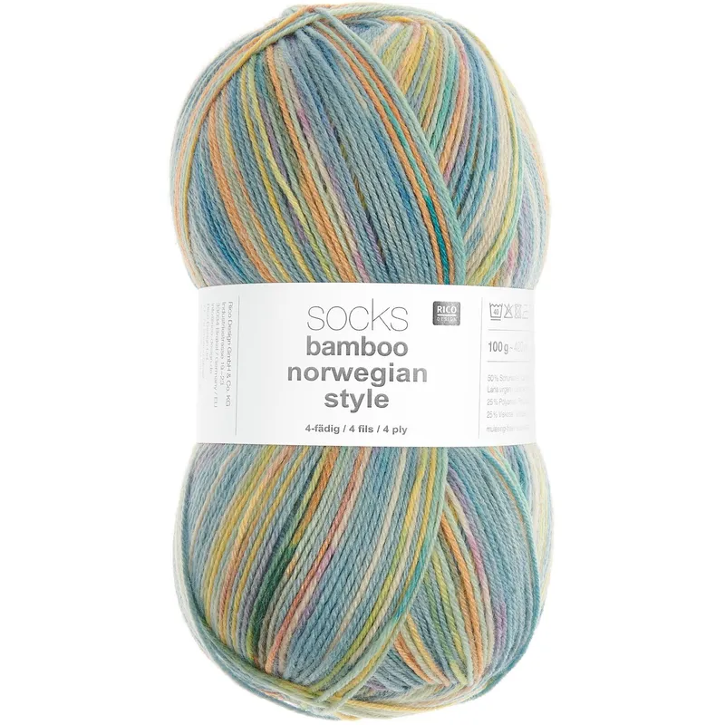 Rico Design Rico Design Superba Bamboo superwash Norwegian Style Skies, Norwegian style skies, – Produktbild 1 von 1