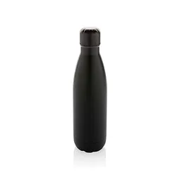XD Collection Eureka einwandige Wasserflasche aus RCS rec. Stainless-Steel, schwarz – Produktbild 1 von 1