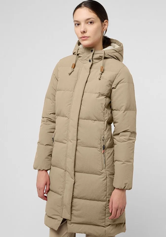 Jack Wolfskin Jack Wolfskin Daunenmantel NORDLICHT COAT W, Beige, – Produktbild 1 von 5