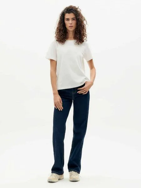 thinking mu thinking mu Damen T-Shirt - Ida - aus Bio-Baumwolle, Weiß, – Produktbild 3 von 4