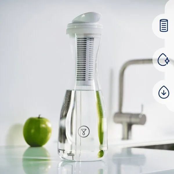 Tappwater Glas-Filterkanne Tappwater PitcherPro 1,45L. Filtert +100 Substanzen – Produktbild 4 von 4