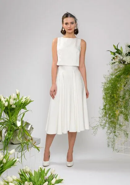 Atelier SNOW Atelier SNOW Zweiteiliges Brautkleid Freesia-Alyssien – Produktbild 2 von 4