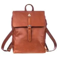Ritagli di G Ritagli di G Damen Leder Laptop Rucksack ALEXA für Studium oder Arbeit - 100% Made in Italy, Hellbraun, – Produktbild 1 von 1