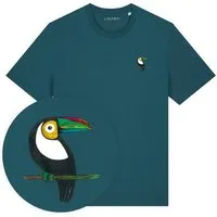 LIGARTI T-Shirt – Tukan – LIGARTI Tiermanufaktur, Petrol, – Produktbild 1 von 1