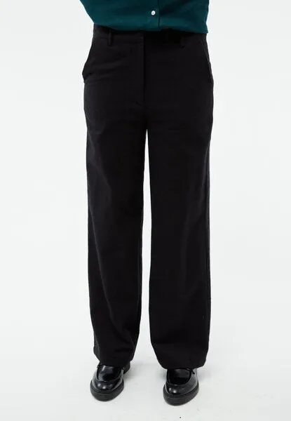 Givn Berlin Givn Berlin Hose Beatrice aus Baumwolle (bio), Dunkelgrau (anthrazit), – Produktbild 2 von 3