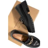Will's Vegan Store Will's Vegan Store Damen vegan Gleissohle Loafers Schwarz, Schwarz, – Produktbild 3 von 3
