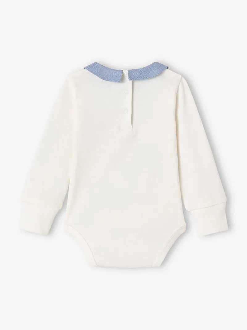 Envie De Fraise Mitwachsender Baby Body ENVIE DE FRAISE personalisierbar, Wollweiß, – Produktbild 2 von 4