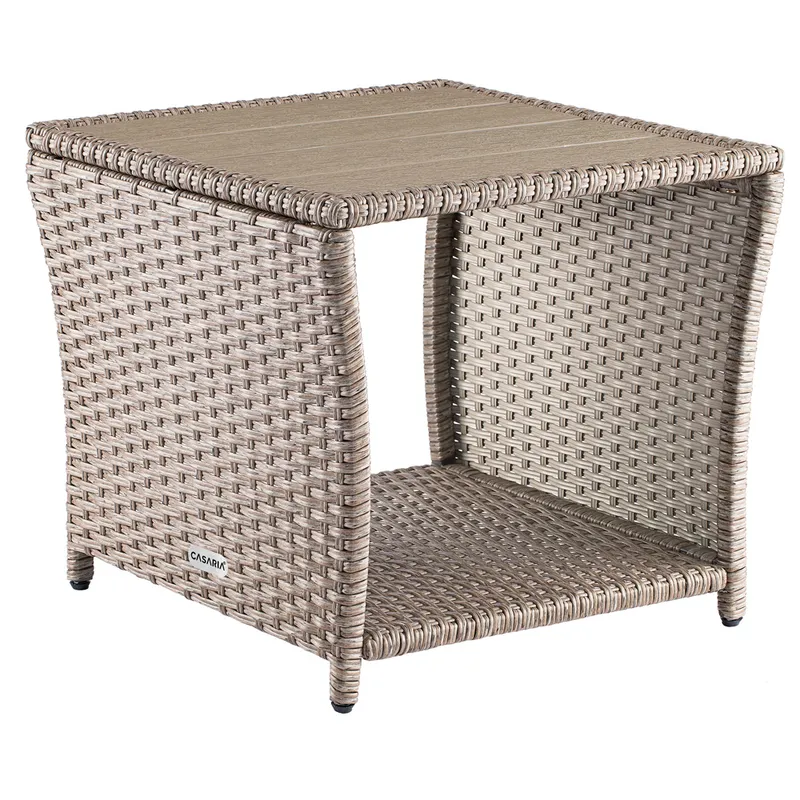 Casaria® Casaria Casaria Beistelltisch 45x45x40cm creme – Produktbild 1 von 1