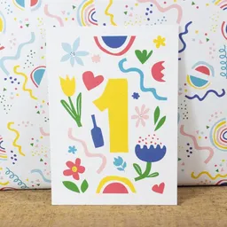 Bow & Hummingbird Bow & Hummingbird Postkarte One/Eins – Produktbild 1 von 1