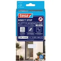 Tesa tesa Fliegengitter "Premium" für Türe 2 x 65 x 250 cm, weiß – Produktbild 1 von 1