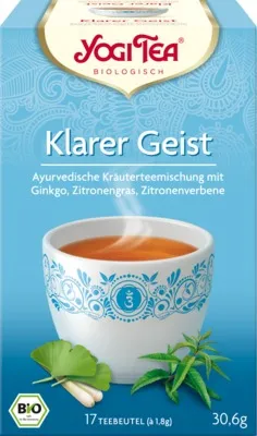 YOGI TEA YOGI TEA Klarer Geist Bio Filterbeutel 17X1.8 g Filterbeutel – Produktbild 1 von 1