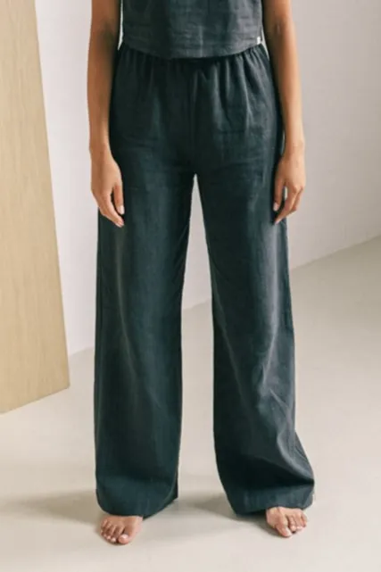 The View Yoga The View Yoga Damen vegan Hose Teya Schwarz, Schwarz, – Produktbild 2 von 2