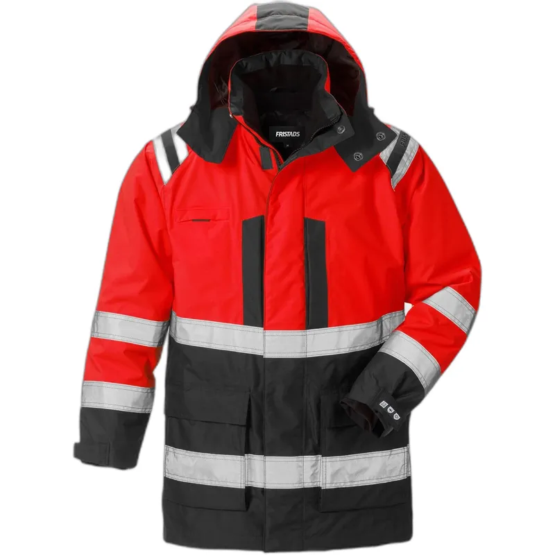 Fristads Wasserdichte 3-in-1 Jacke mit hoher Sichtbarkeit Klasse 3 Fristads Airtech® 4036 GTT, Rot, – Produktbild 1 von 1