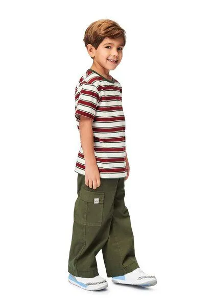 Band of Rascals Band of Rascals Cargo Baggy Pants, Dark-olive, – Produktbild 1 von 3