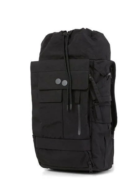 PINQPONQ pinqponq Blok Medium Crinkle - Rucksack aus recycletem Nylon, Crinkle grey, – Produktbild 3 von 3