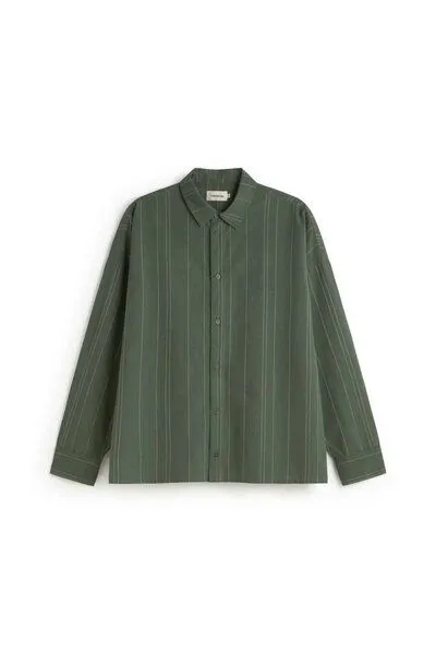 thinking mu thinking mu Dark Eucaliptus Jimmy Shirt, Dark eucaliptos (grün), – Produktbild 2 von 4