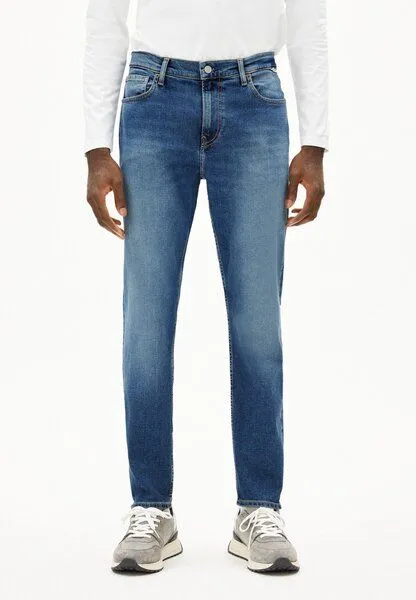 ARMEDANGELS ARMEDANGELS AARJO TARPA Herren Tapered Jeans recycelter Baumwoll Mix Comfort Stretch, Dive, – Produktbild 1 von 3