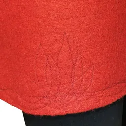 liebewicht Rock Wollrock kurz Wollwalk bio Unikat mit Stickerei liebewicht – Produktbild 1 von 1