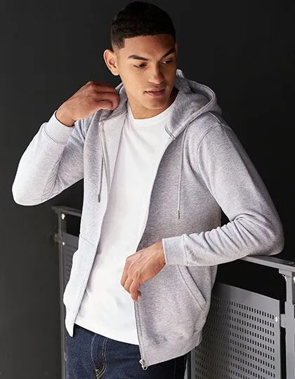 Just Hoods Just Hoods Herren Unisex College Hoodie, Arctic white, – Produktbild 3 von 3