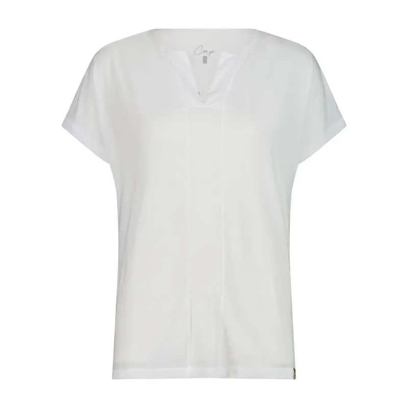 CMP Lyocell-Jersey-T-Shirt Damen CMP, Blanc, – Produktbild 1 von 1