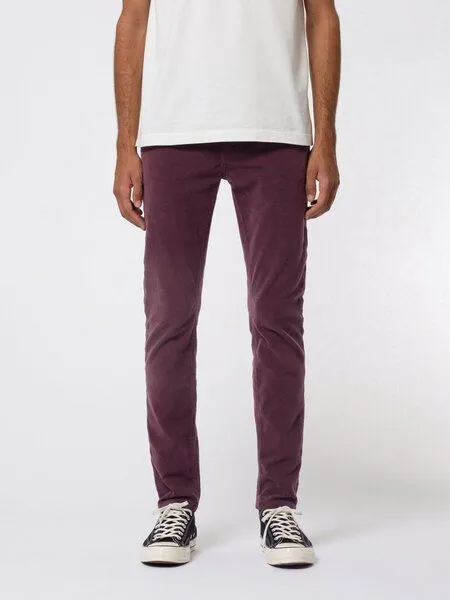 Nudie Jeans Nudie Jeans Skinny Lin Cord, Burgund (burgundy), – Produktbild 2 von 4
