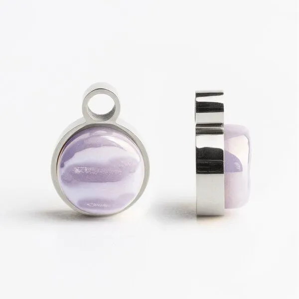 ALEXASCHA ALEXASCHA Anhänger für Ohrringe | Mix & Match Charms | Silber, Lavendel, – Produktbild 1 von 4