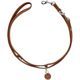 Hunter Hunter verstellbare Hundeführleine geflochten aalborg cognac 2 cm – Produktbild 1 von 1