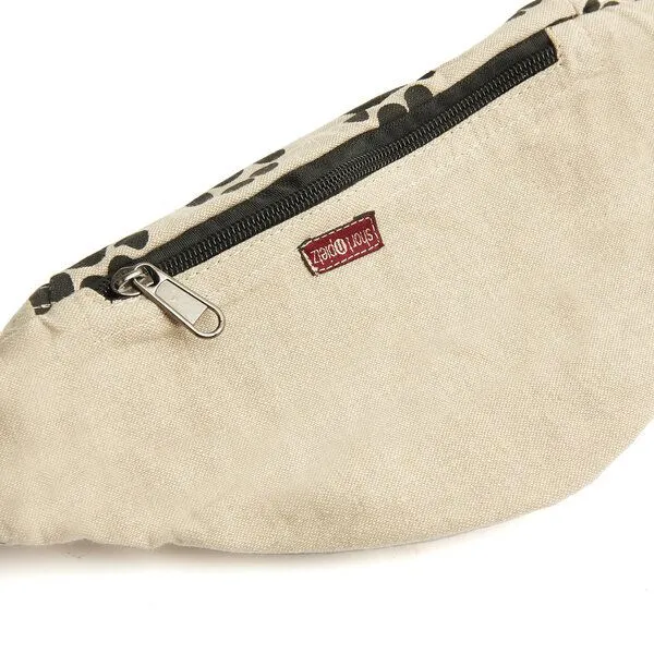short'n'pietz short'n'pietz handgenähte Gürteltasche mit verstellbarem Gürtel, Weiss, – Produktbild 8 von 8