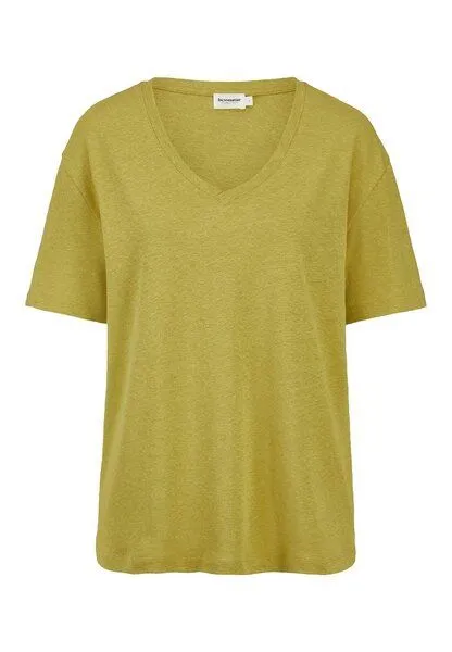hessnatur hessnatur T-Shirt Oversize aus Leinen und Bio-Baumwolle, Sommermoos, – Produktbild 4 von 5